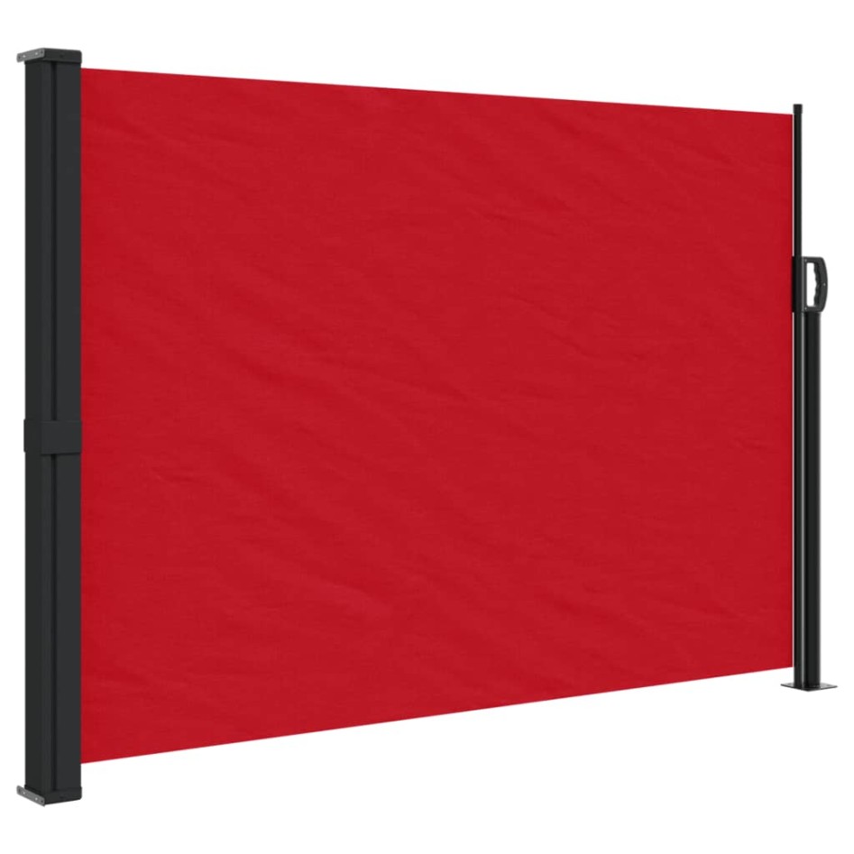Toldo lateral retráctil rojo 140x300
