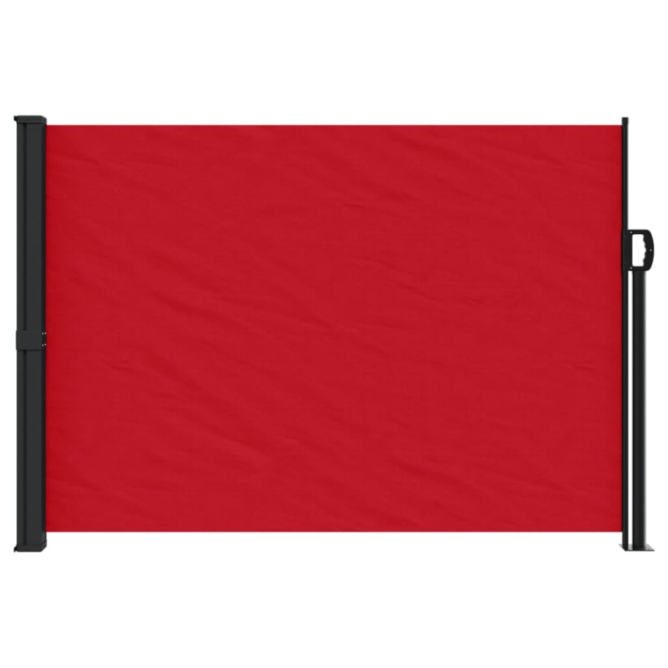 Toldo lateral retráctil rojo 140x300