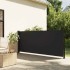 Toldo lateral retráctil negro 120x500