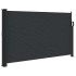 Toldo lateral retráctil negro 120x500