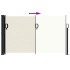 Toldo lateral retráctil crema 120x500