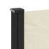 Toldo lateral retráctil crema 120x500