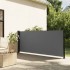 Toldo lateral retráctil gris antracita 140x500