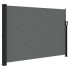 Toldo lateral retráctil gris antracita 140x500