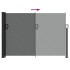 Toldo lateral retráctil gris antracita 140x500