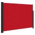 Toldo lateral retráctil rojo 140x600