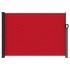 Toldo lateral retráctil rojo 140x600