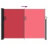 Toldo lateral retráctil rojo 140x600