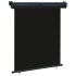 Toldo lateral de balcón negro 145x250