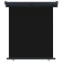 Toldo lateral de balcón negro 145x250
