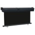 Toldo lateral de balcón negro 145x250