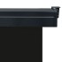 Toldo lateral de balcón negro 145x250
