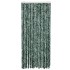 Cortina antimoscas chenilla verde y blanco 90x200