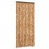 Cortina antimoscas chenilla ocre y blanco 90x200