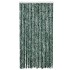 Cortina antimoscas chenilla verde y blanco 100x230