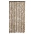 Cortina antimoscas chenilla beige y marrón 100x230