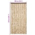 Cortina antimoscas chenilla beige 100x230