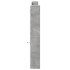 Cabecero de cama con luz LED gris hormigón 220x16,5x103,5