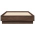 Estructura de cama sin colchón madera marrón roble 75x190
