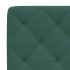 Cabecero de cama acolchado terciopelo verde oscuro 140