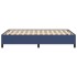Estructura de cama de tela azul 120x200
