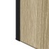 Armario con espejo de baño madera roble Sonoma 60x16x60