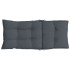 Cojines de silla respaldo alto 4 uds tela Oxford gris