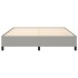 Estructura de cama gris claro tela 180x200