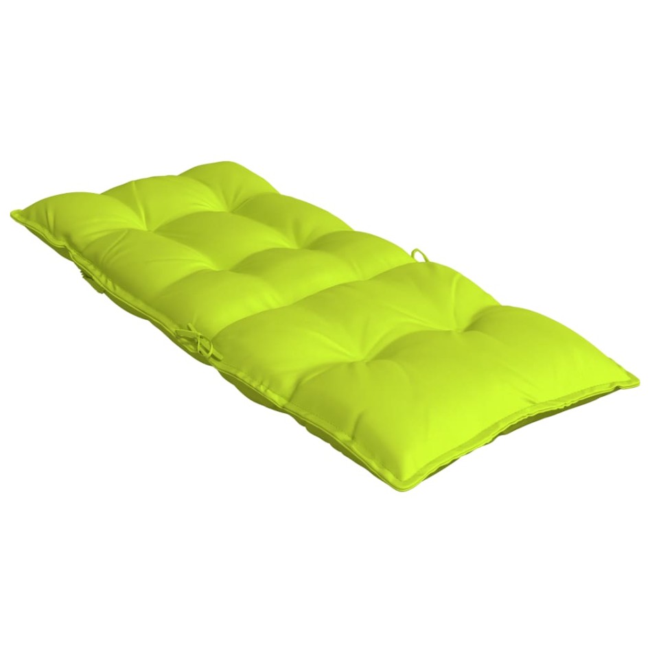 Cojines de silla respaldo alto 4 uds tela Oxford verde