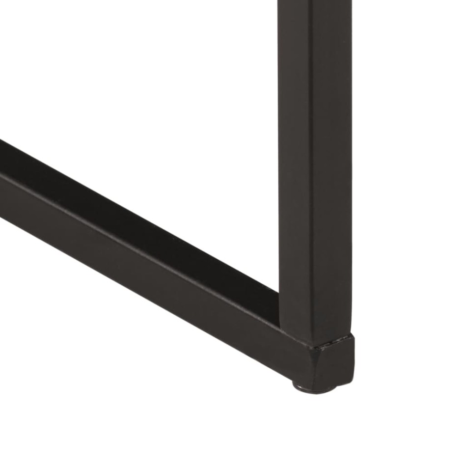 Mesas apilables 3 piezas madera maciza de