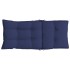 Cojines para silla respaldo alto 4 uds tela Oxford azul