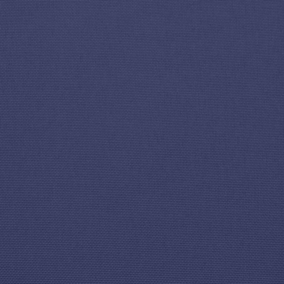 Cojines para silla respaldo bajo 4 uds tela Oxford azul