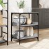 Carrito de cocina madera ingeniería gris Sonoma 60x41x80,5