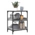 Carrito de cocina madera ingeniería gris Sonoma 60x41x80,5