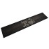 Alfombra de cocina lavable terciopelo negro taza 60x300