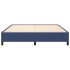 Estructura de cama de tela azul 160x200