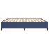 Estructura de cama de tela azul 160x200