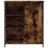 Aparador de madera de ingeniería roble ahumado 70x30x80