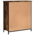 Aparador de madera de ingeniería roble ahumado 70x30x80