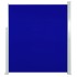 Toldo lateral retráctil de jardín azul 160x300
