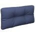 Cojines para muebles de palets 2 unidades tela azul