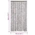 Cortina antimoscas chenilla marrón y beige 100x200