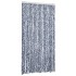 Cortina antimoscas chenilla azul y blanco 100x200