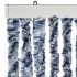 Cortina antimoscas chenilla azul y blanco 100x200