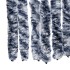Cortina antimoscas chenilla azul y blanco 100x200