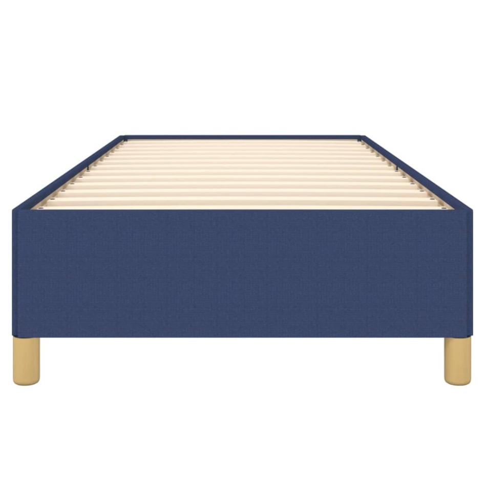 Estructura de cama de tela negro 100x200