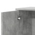Aparador de madera de ingeniería gris hormigón 60x31x70
