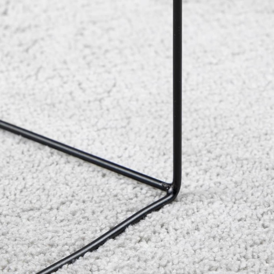 Alfombra de pelo corto OVIEDO gris 160x230