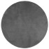 Alfombra de pelo corto OVIEDO gris antracita Ø 120