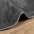 Alfombra de pelo corto OVIEDO gris antracita Ø 120